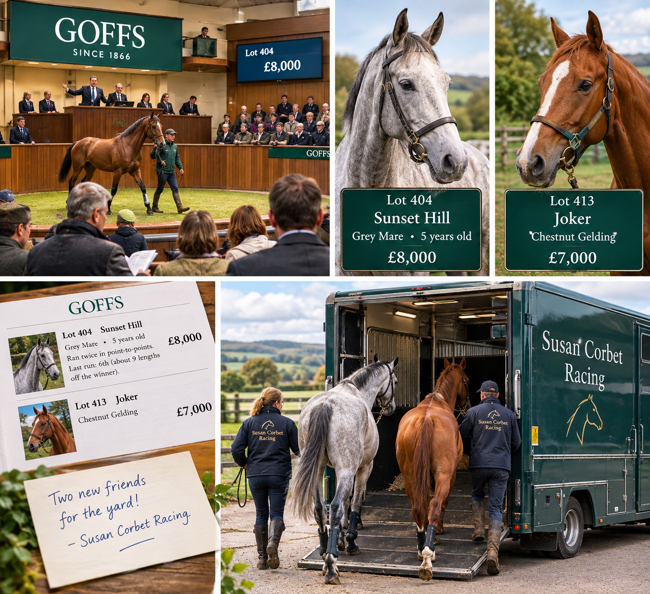 Thoroughbred Racehorses at The Sales