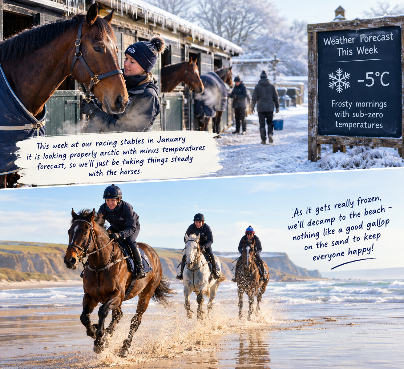 Winter Beach Gallop
