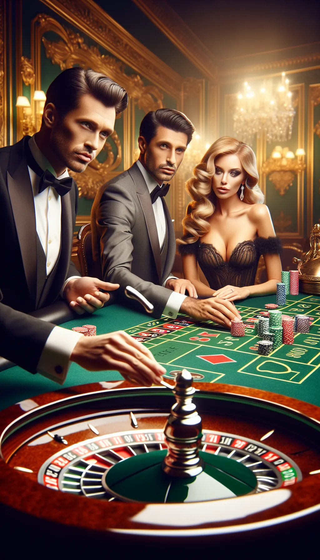 A game of roulette at the Casino