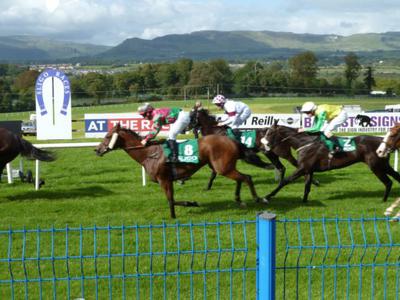 Horse Racing at Sligo Racecourse, Ireland