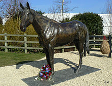 Statue of Best Mate at Cheltenham